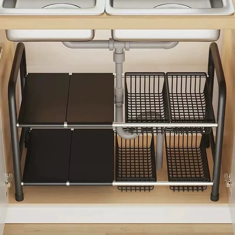 Stop Digging: Under-Sink Organizers That Fit Pipes