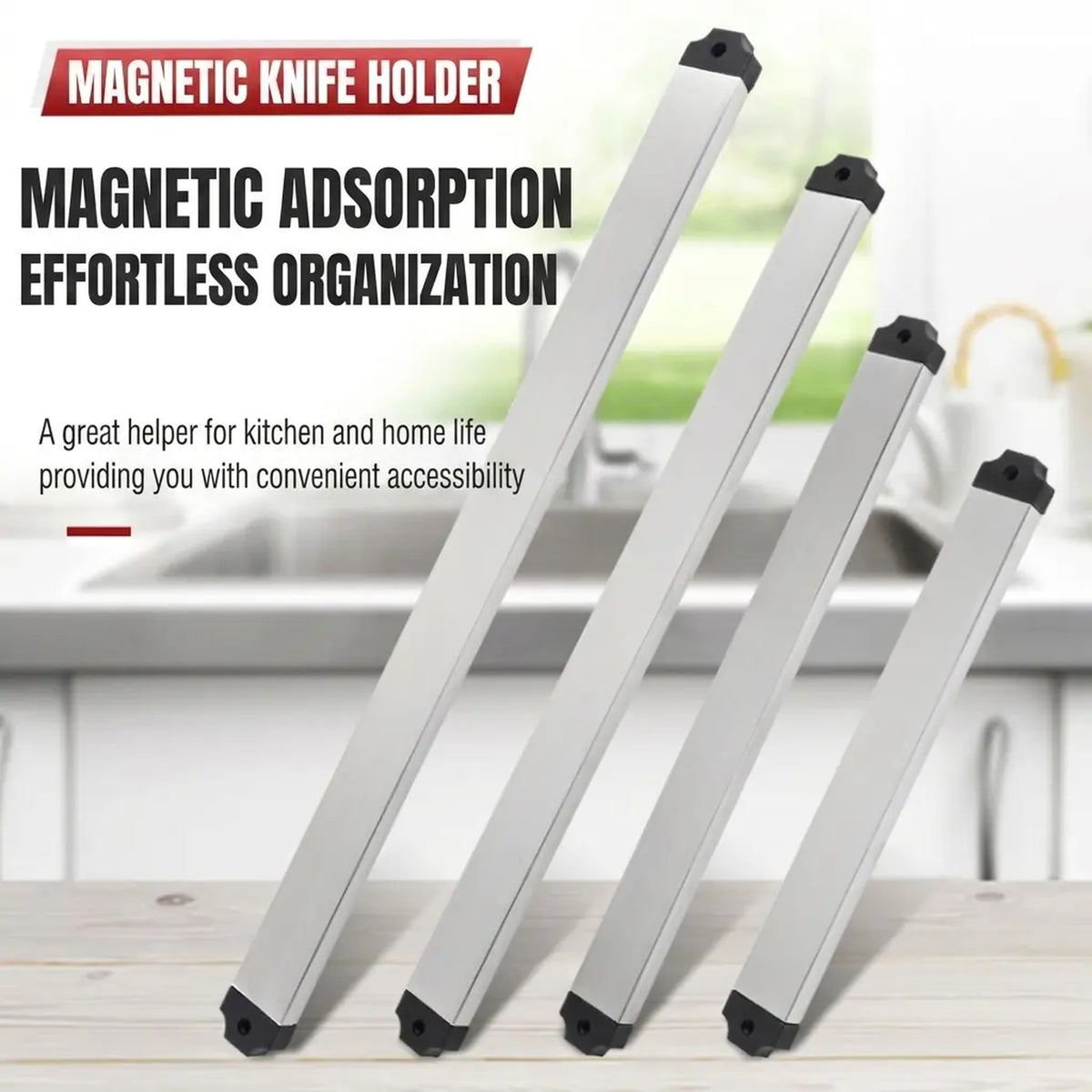 Magnetic Knife Strip Wall-Mount 304 Stainless Steel