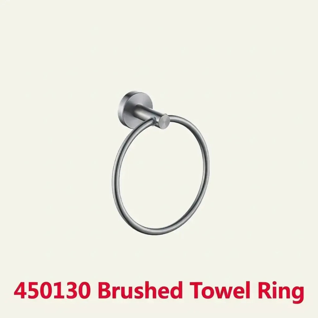 SUS304 Towel Ring Wall-Mounted Rustproof, 5 Finishes