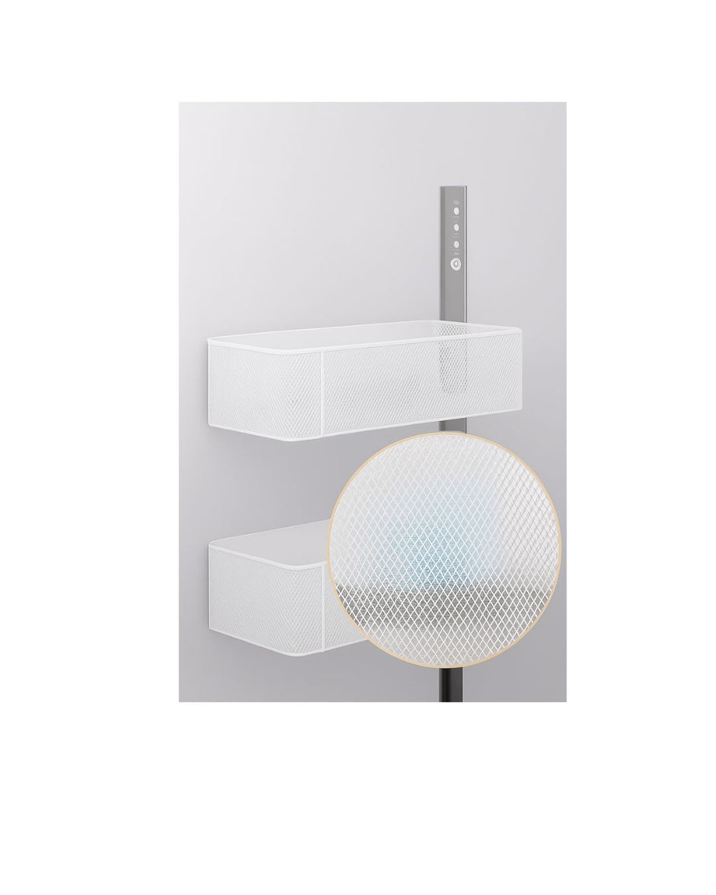 Magnetic Fridge Organizer Basket - Small