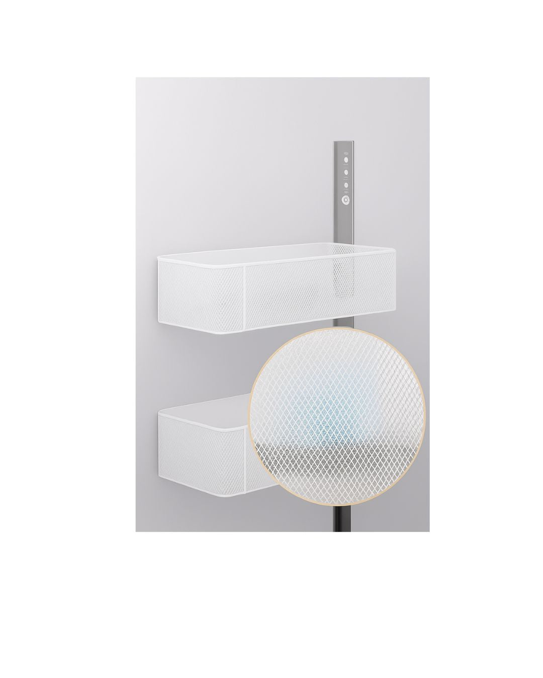 Magnetic Fridge Organizer Basket - Small