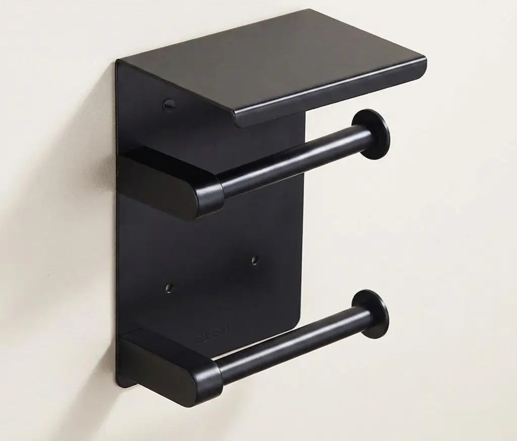 SUS304 Toilet Paper Holder Single Roll Wall-Mounted