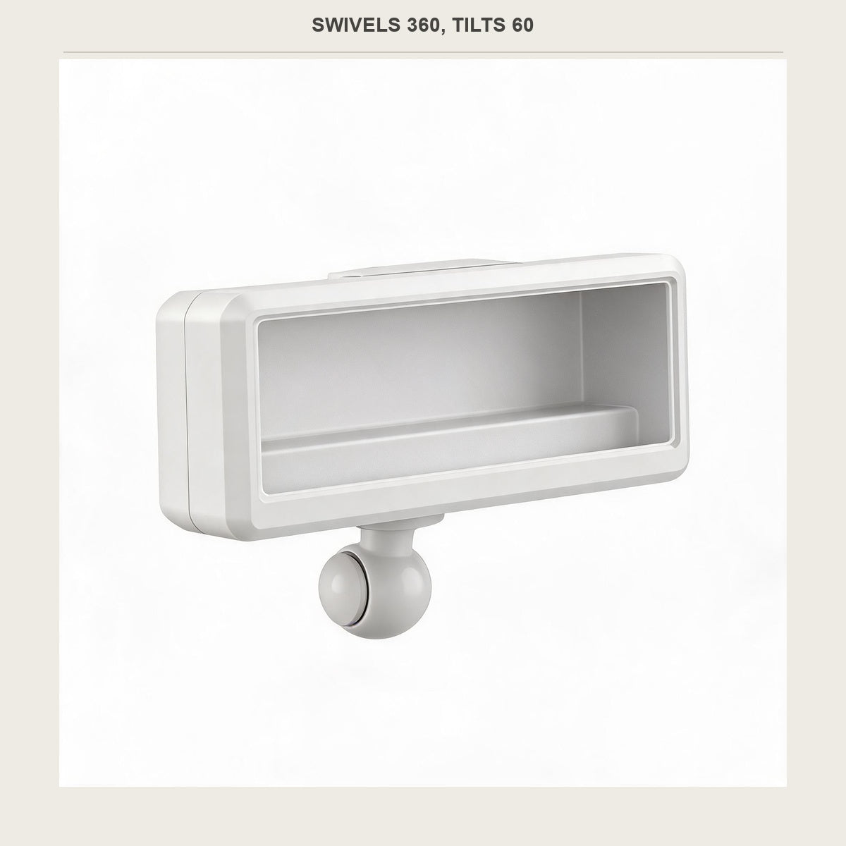Swivel base of the shower phone box - 360 degrees