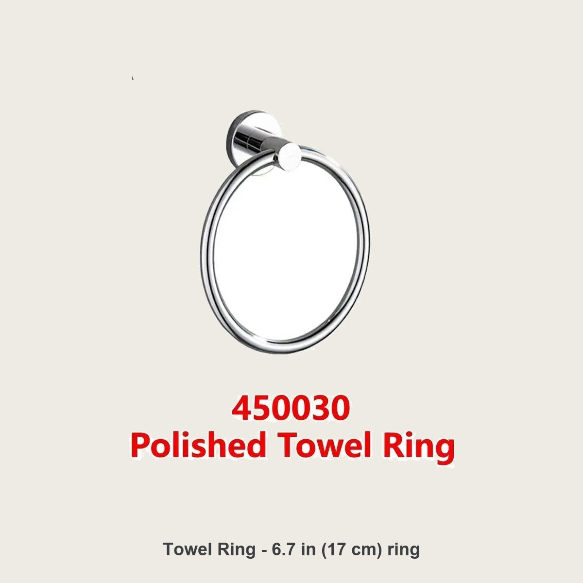 2-Piece Bathroom Towel Set, 304 Stainless Bar & Ring