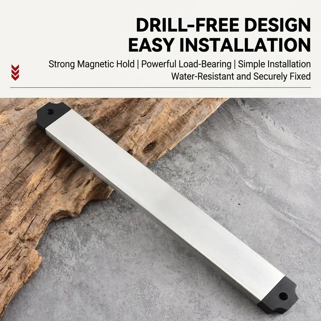 Magnetic Knife Strip Wall-Mount 304 Stainless Steel