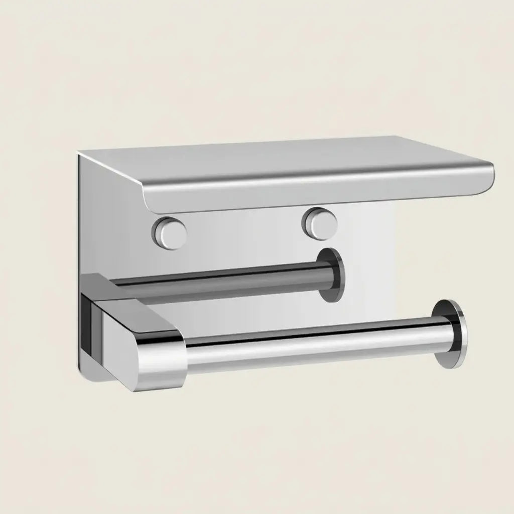 SUS304 Toilet Paper Holder Single Roll Wall-Mounted