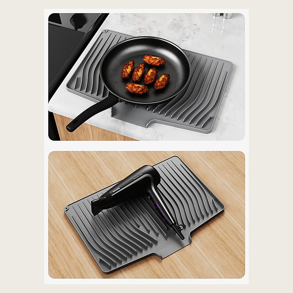 Silicone Dish Drying Mat · 挂孔收纳