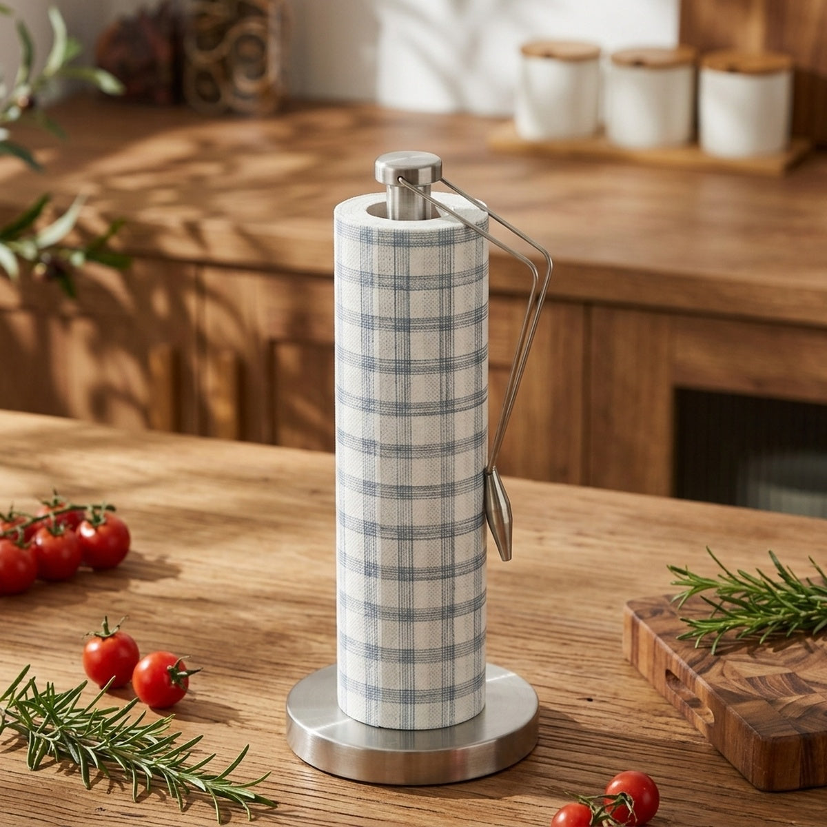 Countertop Paper Towel Holder Stainless Steel Kitchen Stand - view 9