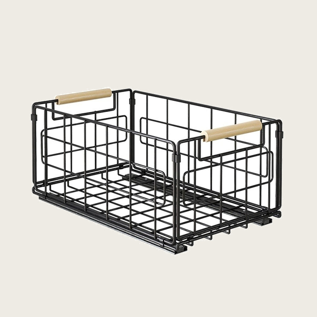 Cabinet Pull-Out Drawer Basket Steel Wire Organizer - view 4
