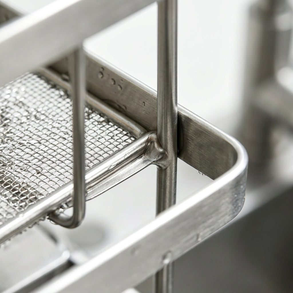 Stainless Steel Sink Sponge Holder Drain Rack Kitchen Caddy - view 4