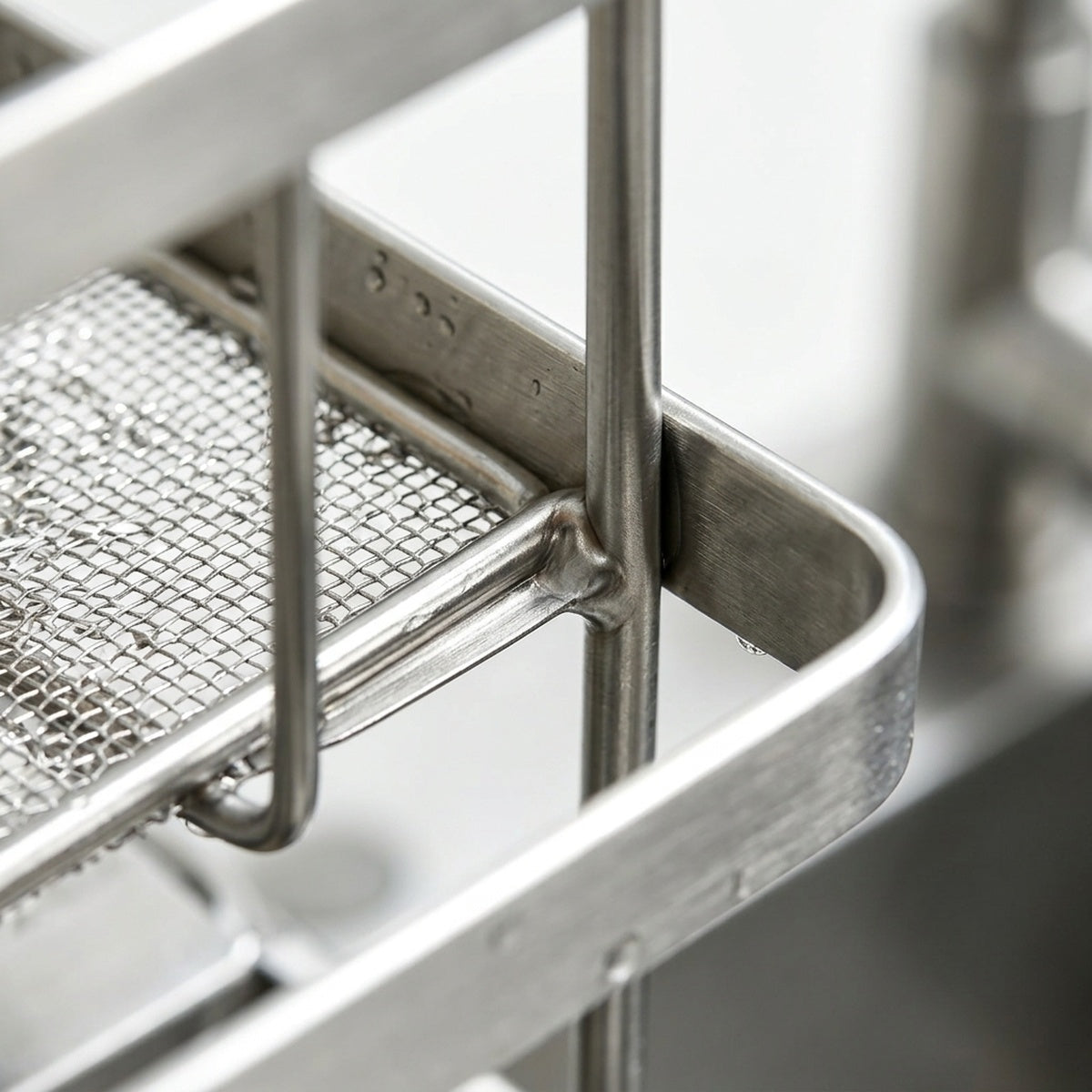Stainless Steel Sink Sponge Holder Drain Rack Kitchen Caddy - view 4