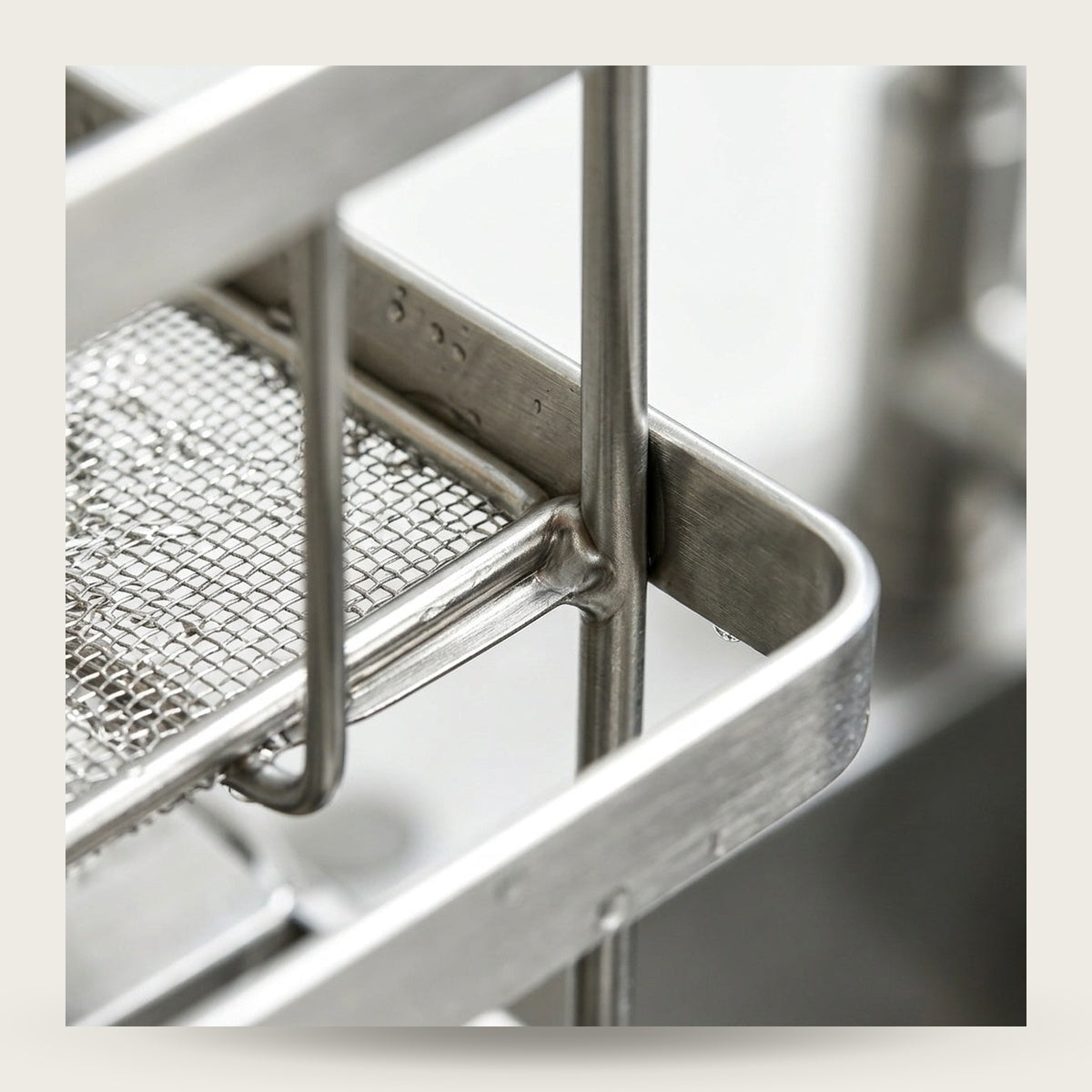 Stainless Steel Sink Sponge Holder Drain Rack Kitchen Caddy - view 1