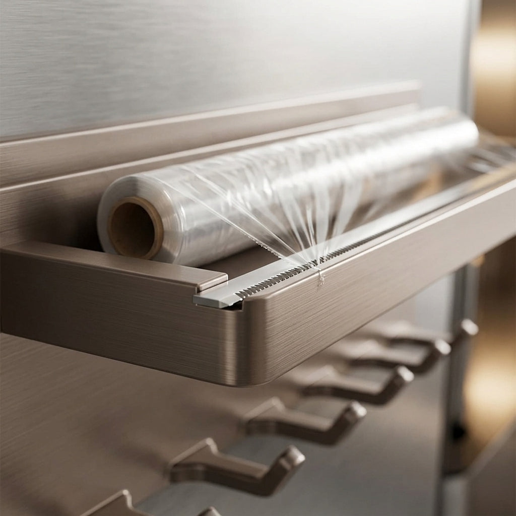 Magnetic 3-in-1 Fridge Wrap Dispenser Paper Towel Foil - view 6