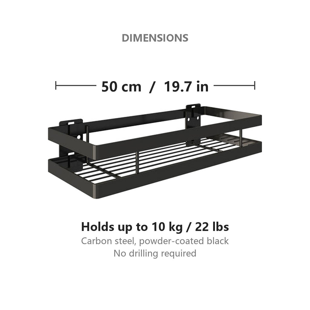 Dimensions: 50 cm / 19.7 in, holds up to 10 kg