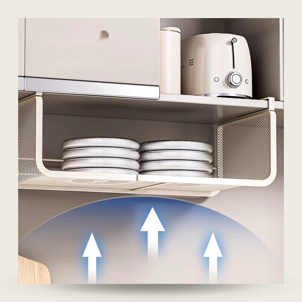 Expandable Hanging Shelf Organizer - Under Cabinet Rack