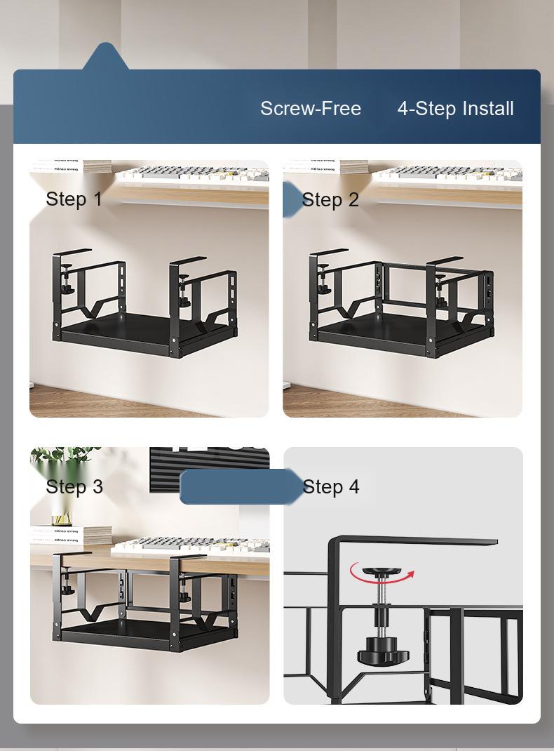 PantryFlex Under Shelf Basket — Hanging Slide-Out Cabinet Storage Bin