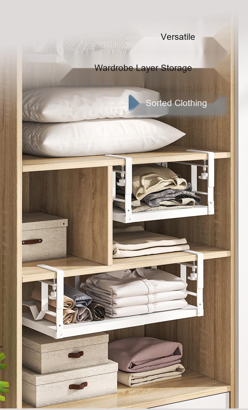 PantryFlex Under Shelf Basket — Hanging Slide-Out Cabinet Storage Bin