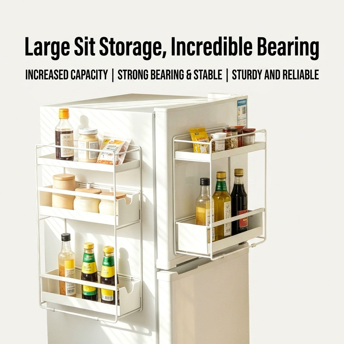 OkaNest In use - multi-tier jars organized