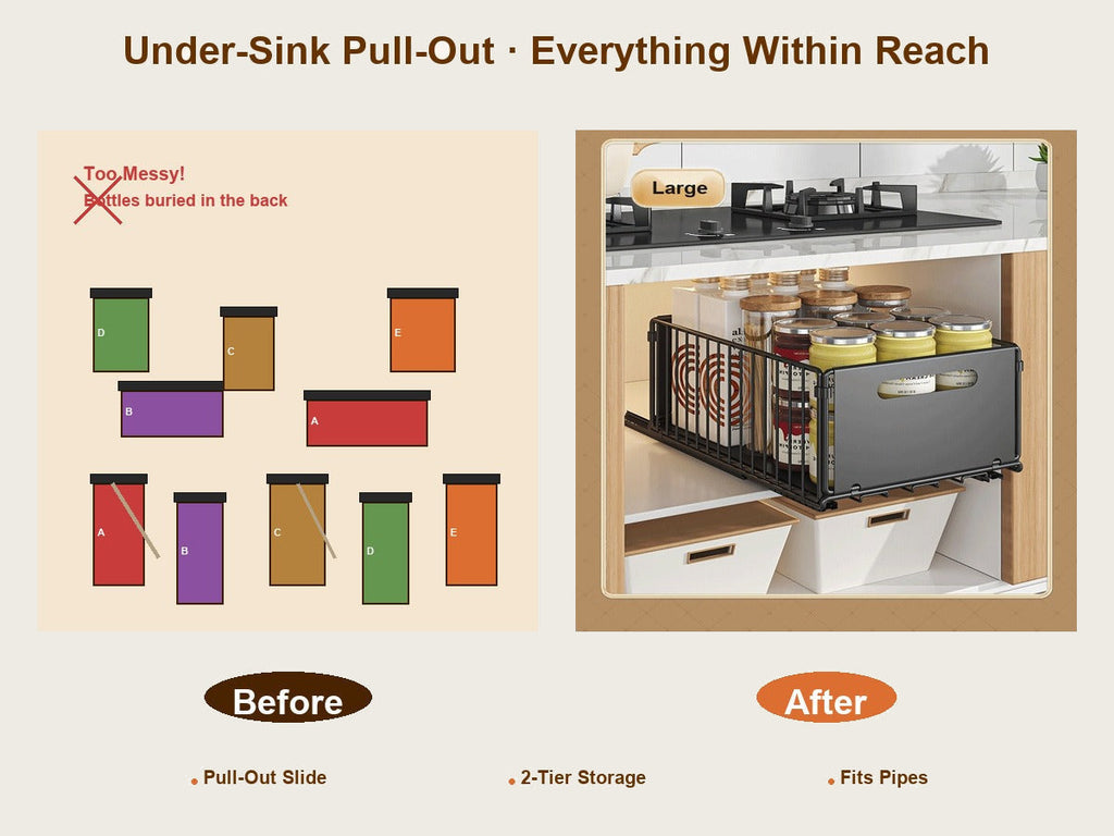Under Sink Organization Bundle 3-Piece Starter Set