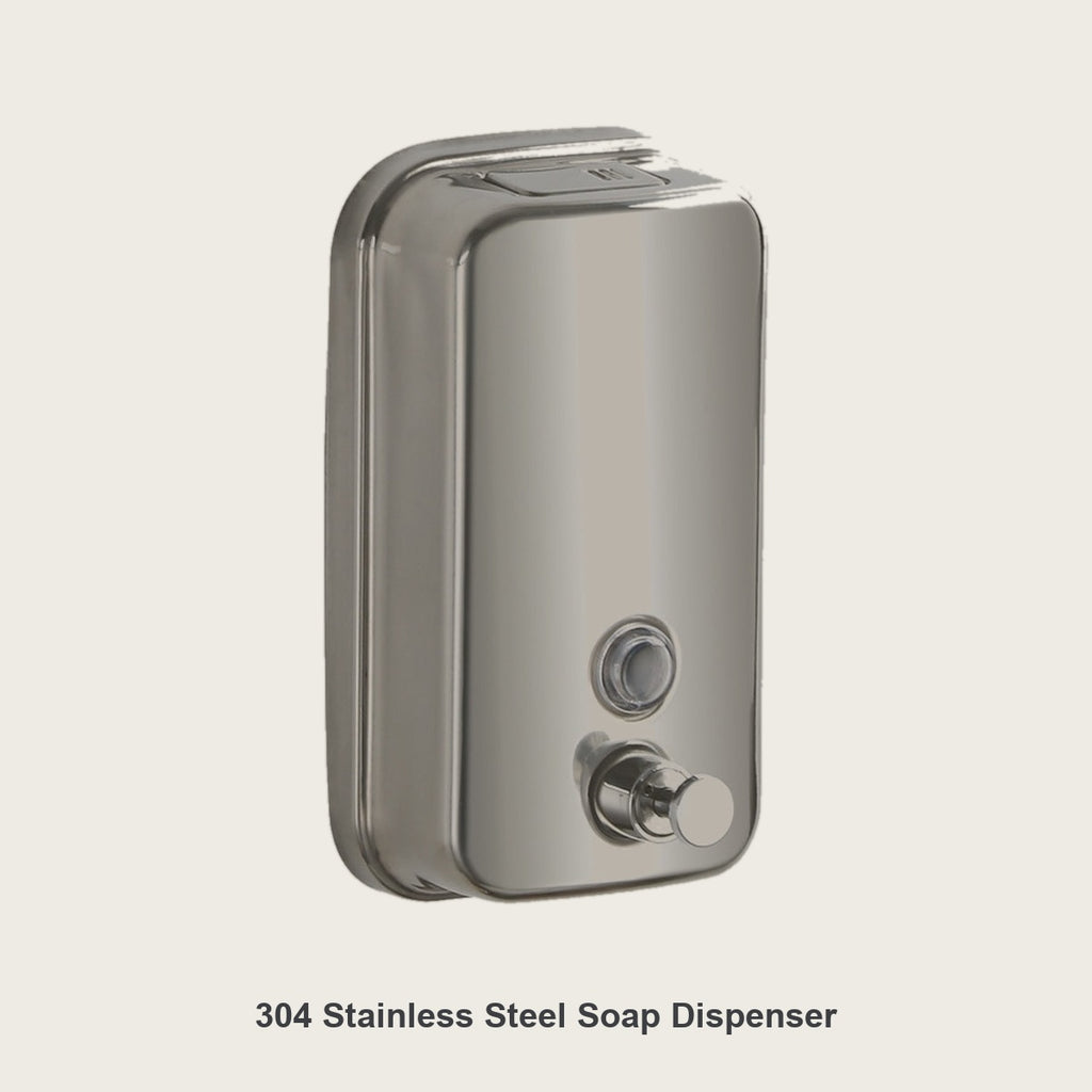 304 stainless steel soap dispenser, 17 oz, rustproof