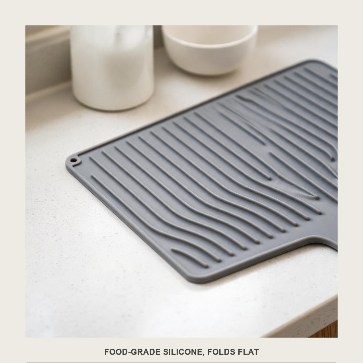Food-grade silicone texture close-up