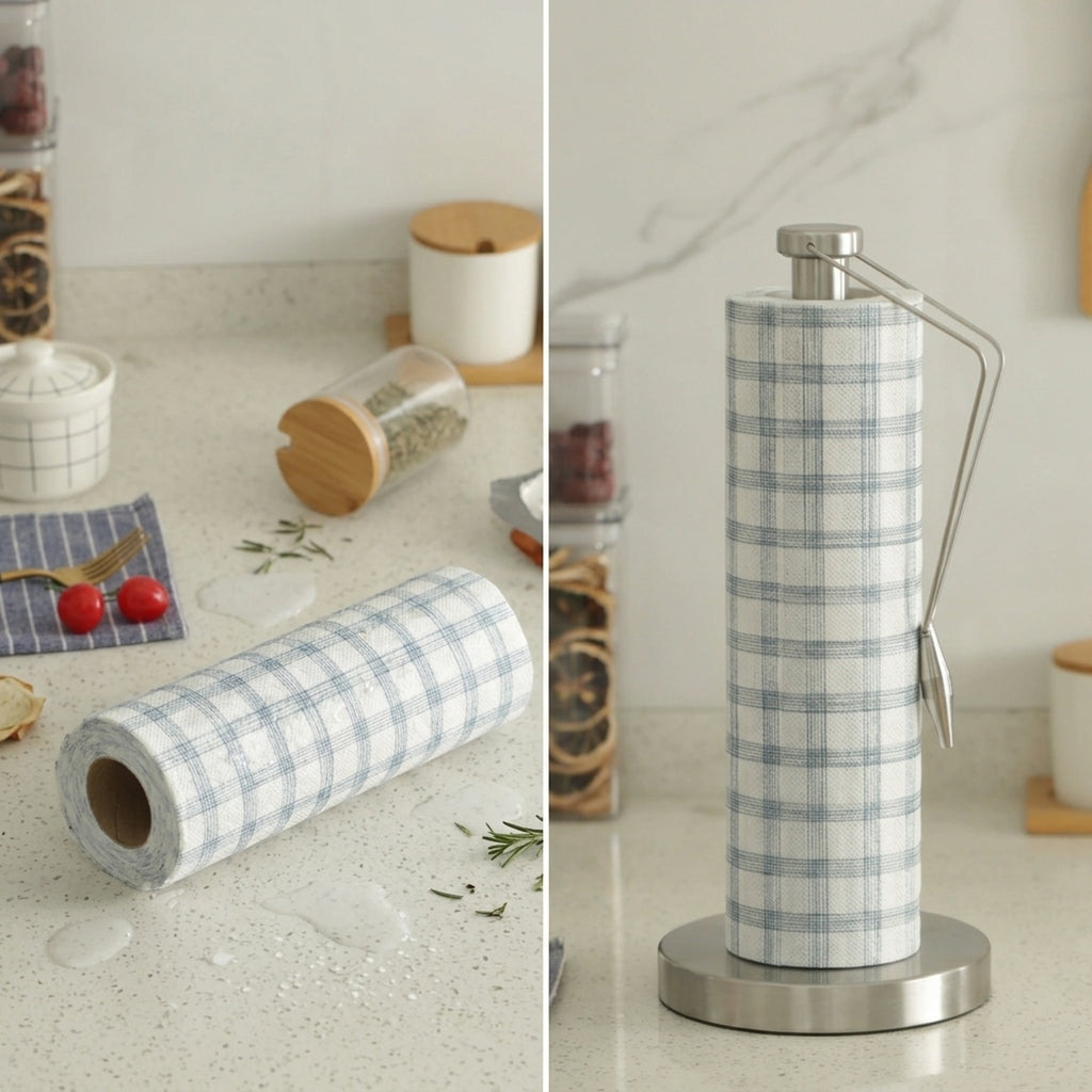 Countertop Paper Towel Holder Stainless Steel Kitchen Stand - view 6