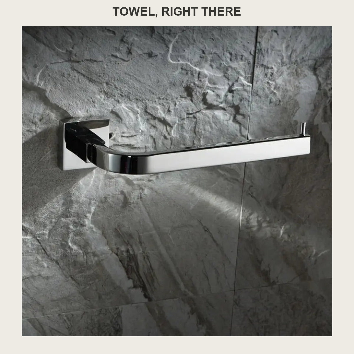 SUS304 Towel Bar Screw-Mounted Rustproof Wall Rack