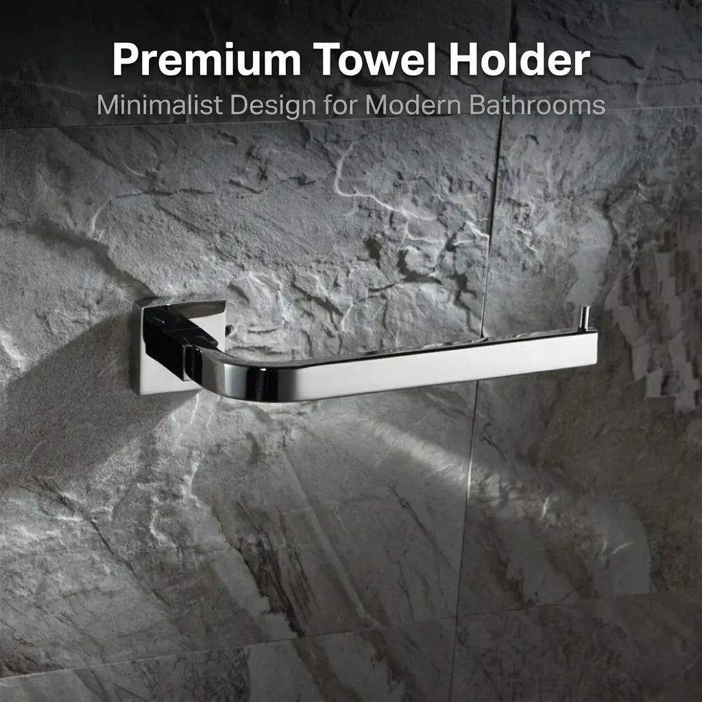 SUS304 Towel Bar Screw-Mounted Rustproof Wall Rack