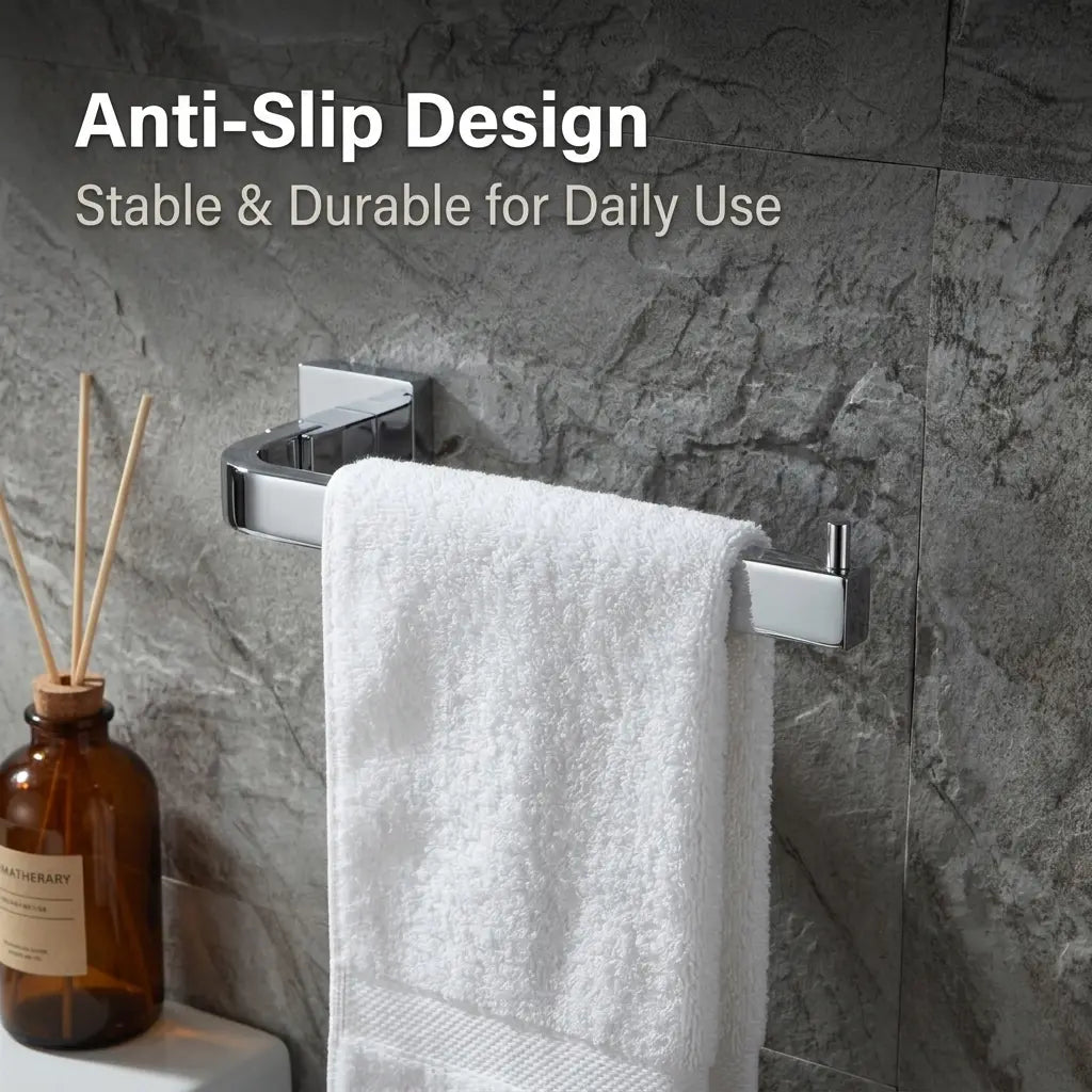 SUS304 Towel Bar Screw-Mounted Rustproof Wall Rack