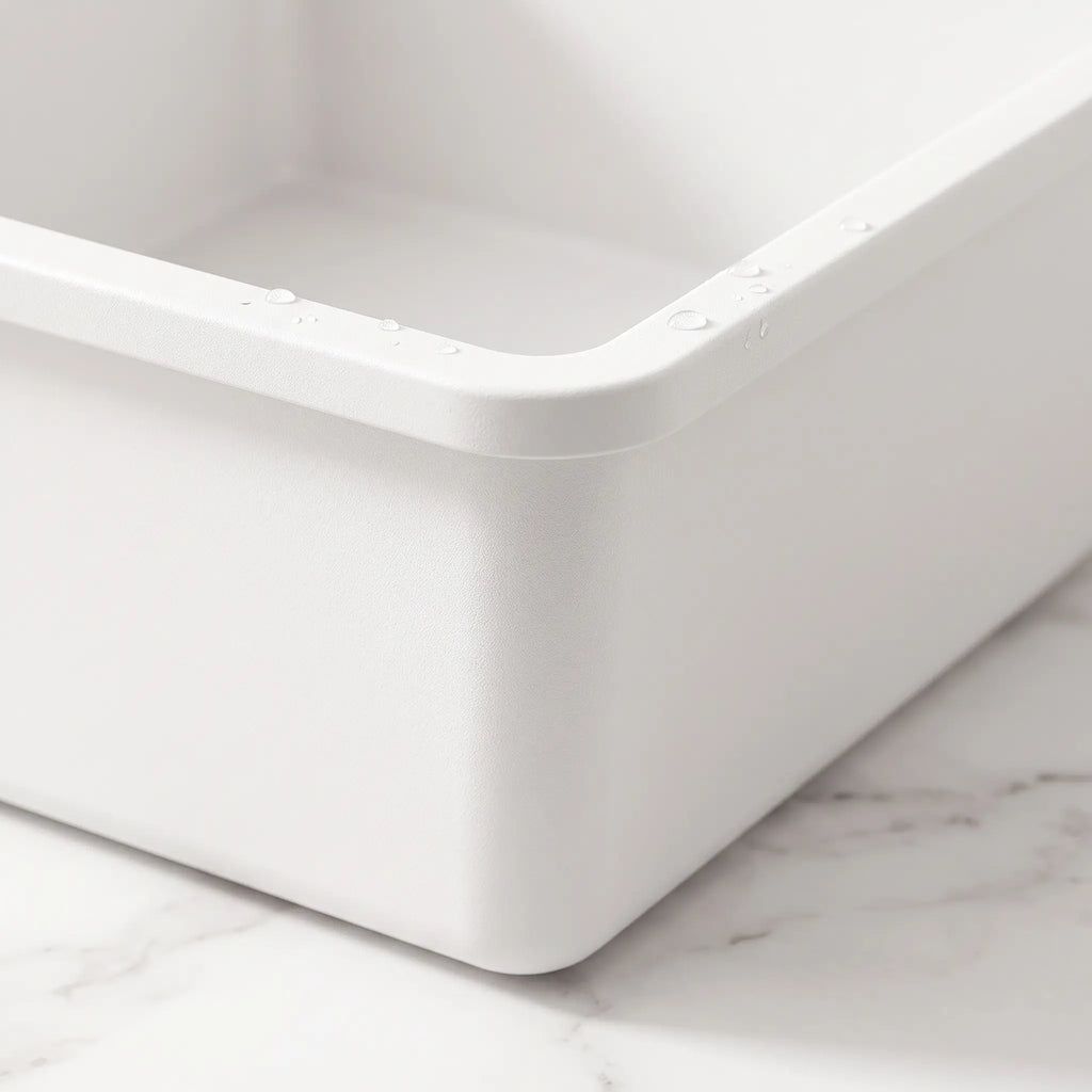 Stackable Clear Cabinet Bin with Handle for Pantry, BPA-Free