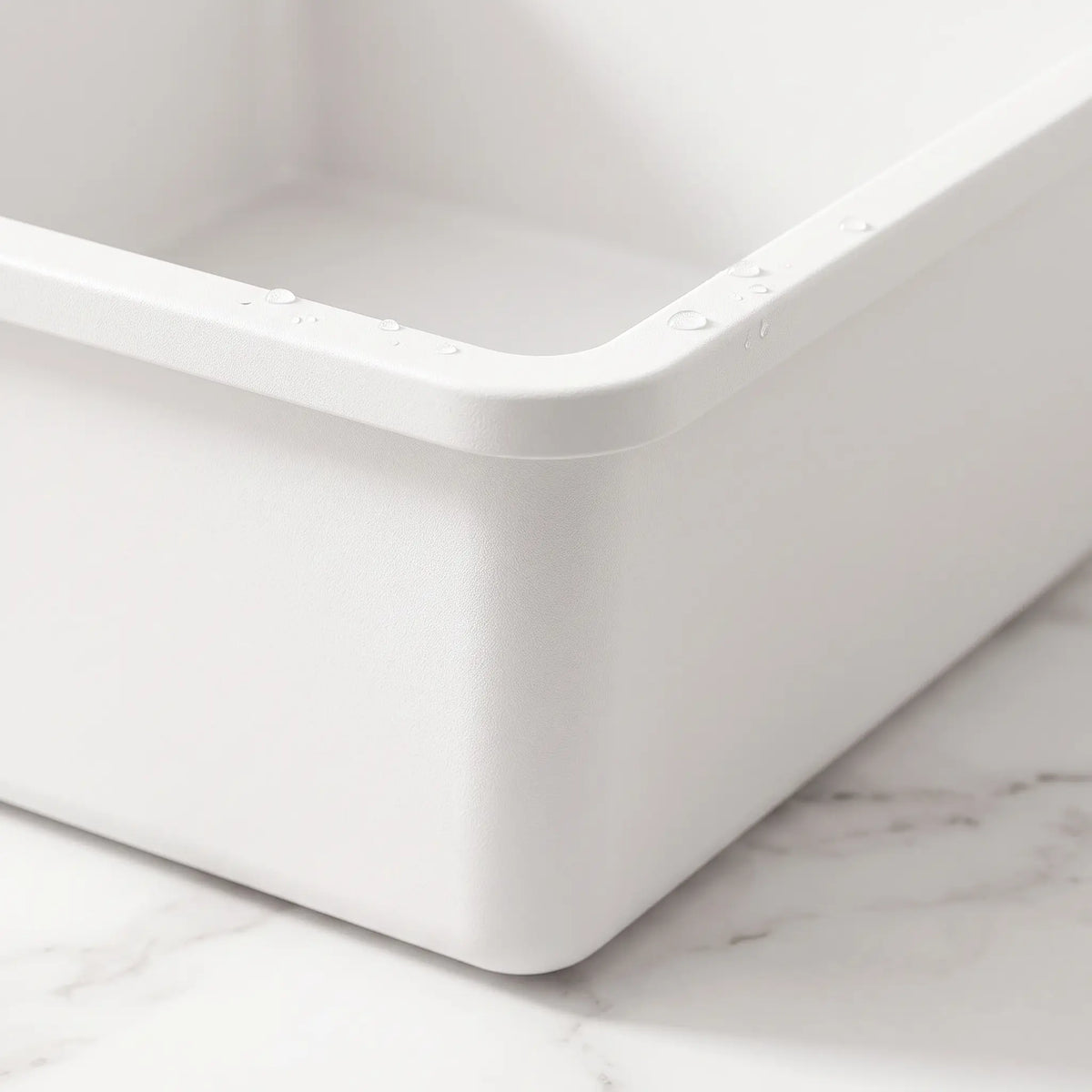 Stackable Clear Cabinet Bin with Handle for Pantry, BPA-Free