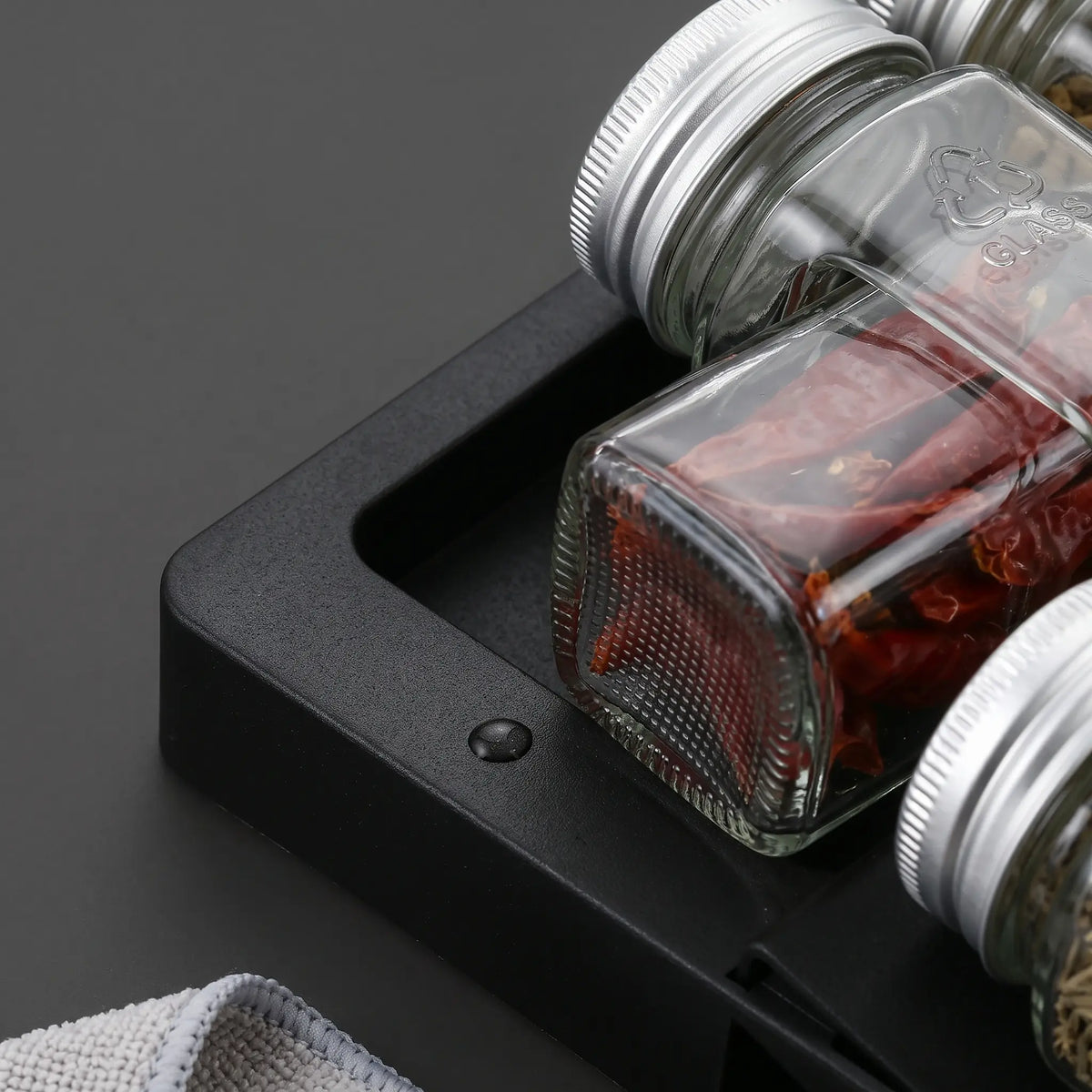 Expandable 4-Tier Spice Drawer Organizer for Kitchen, 2-Pack