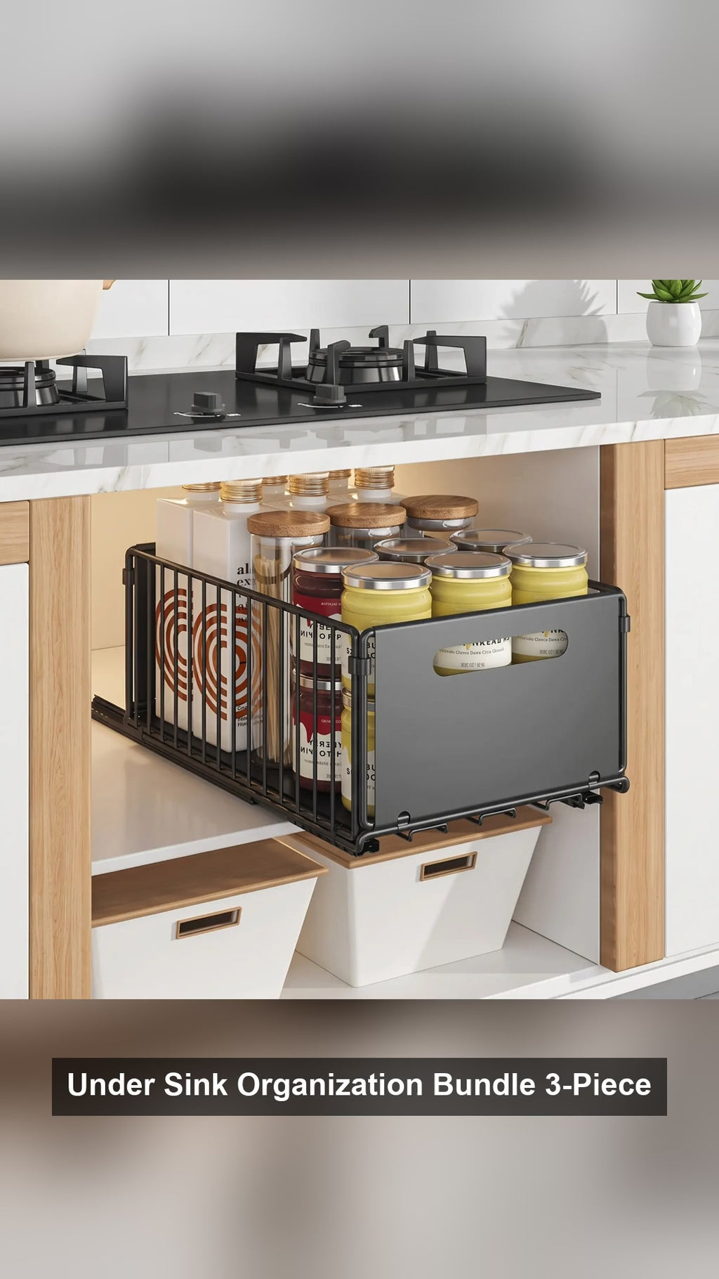 Under Sink Organization Bundle 3-Piece Starter Set