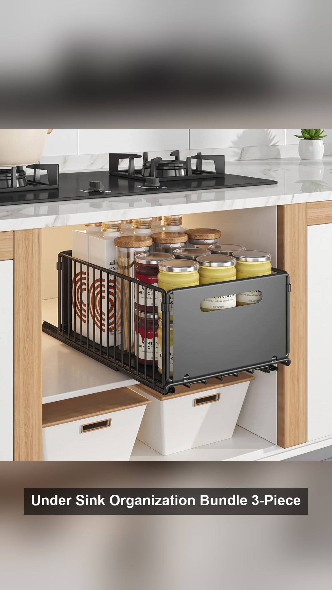 Under Sink Organization Bundle 3-Piece Starter Set