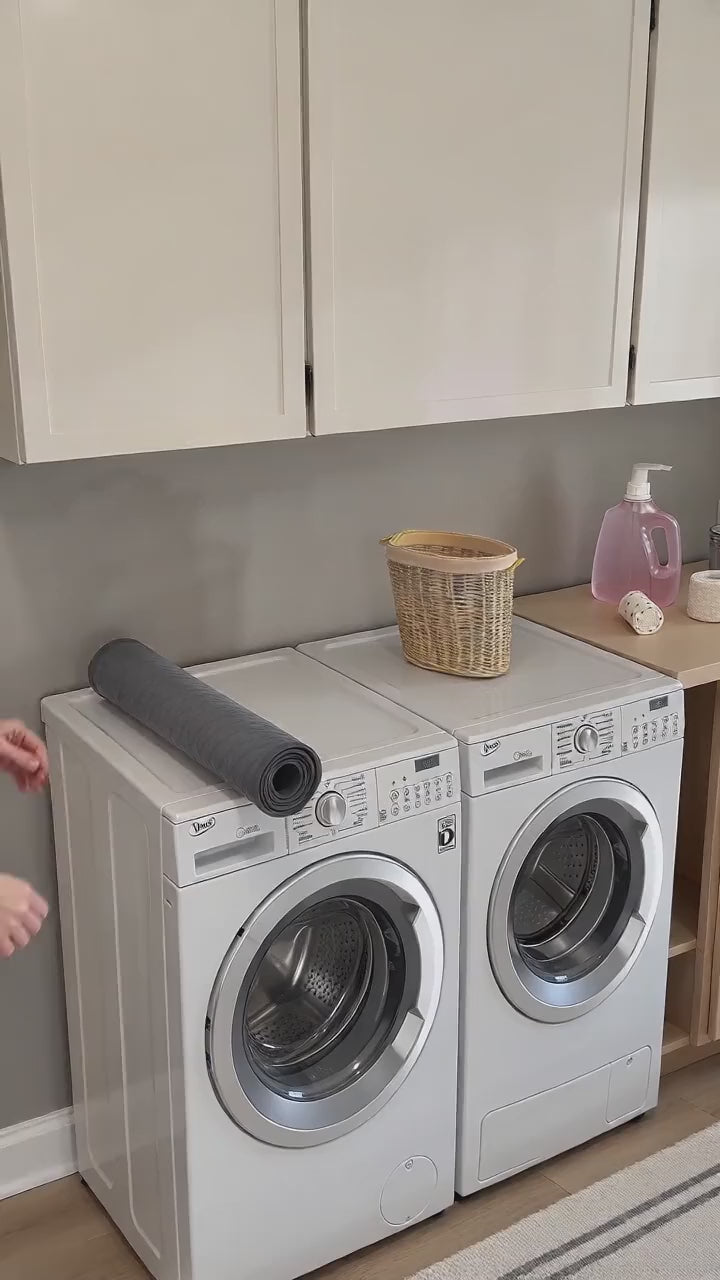 Washer and Dryer Top Mat, 15.7 to 27 in Wide, No Slip