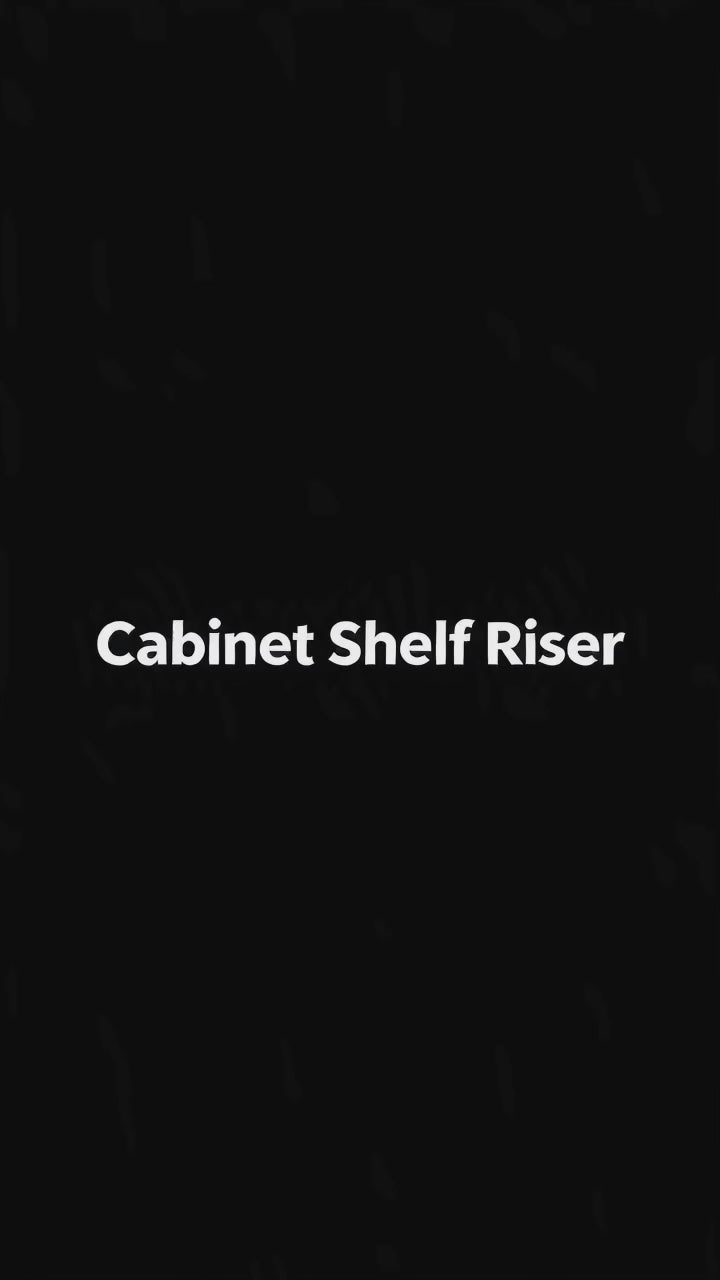 Expandable Carbon Steel Shelf Riser for Cabinet & Pantry
