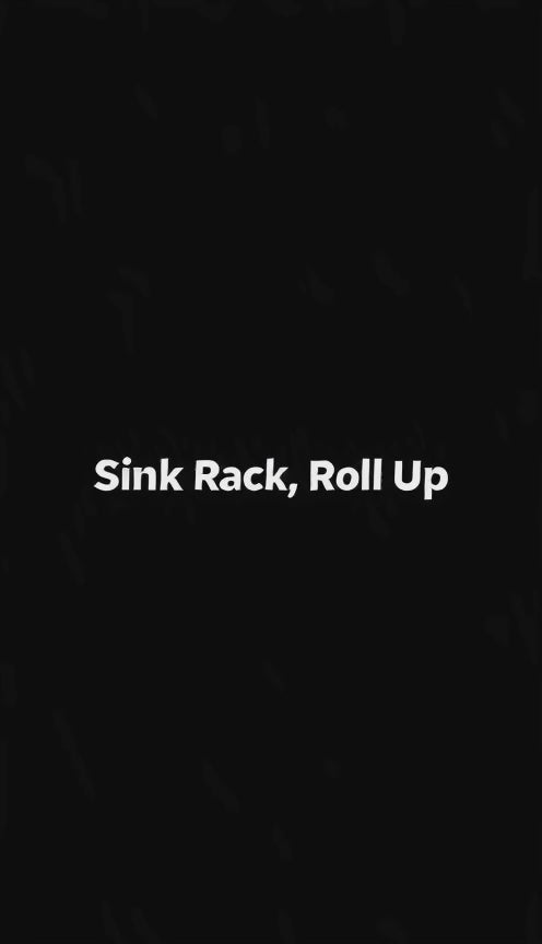 Roll-Up Over-Sink Drying Rack, 304 Stainless Steel, 17.3 in