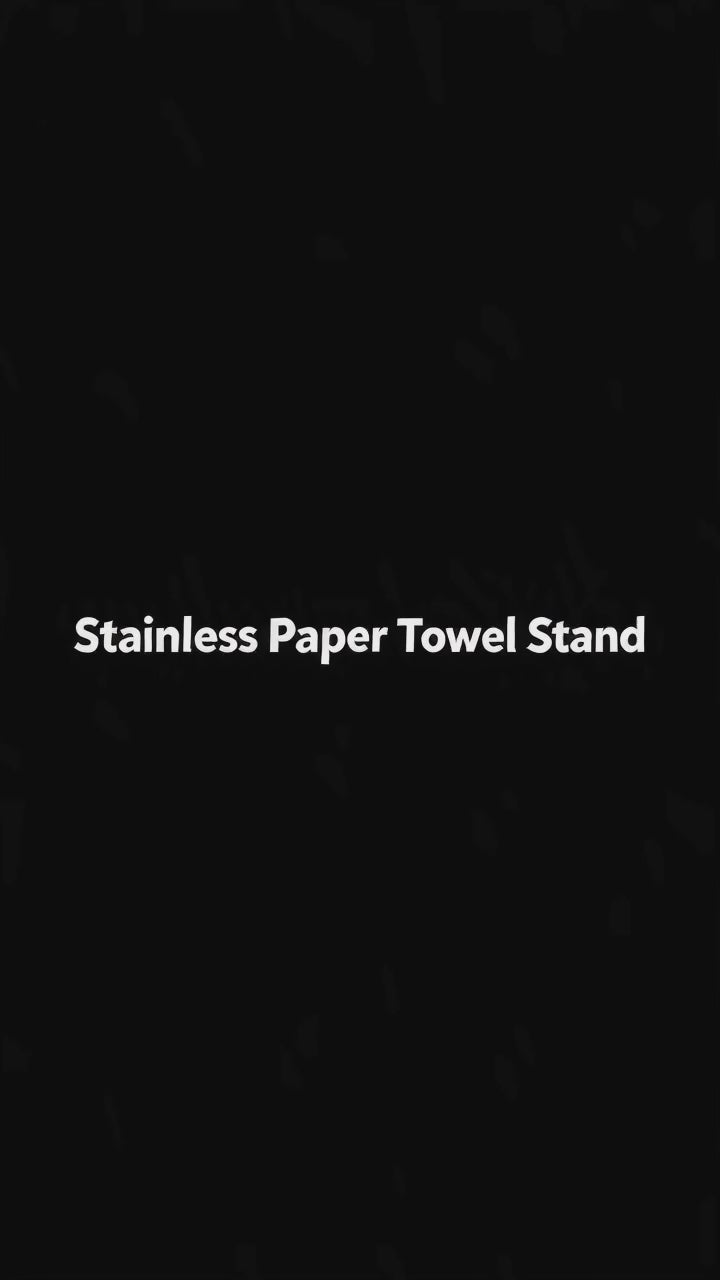 Countertop Paper Towel Holder Stainless Steel Kitchen Stand