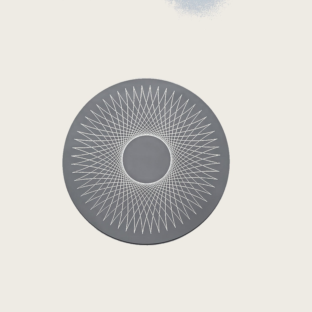 Round silicone trivet mat