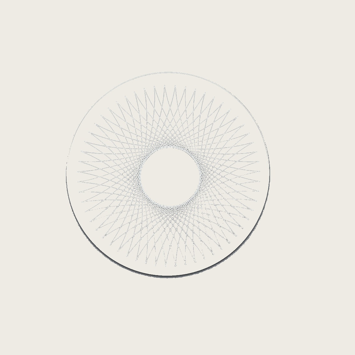Round silicone trivet mat