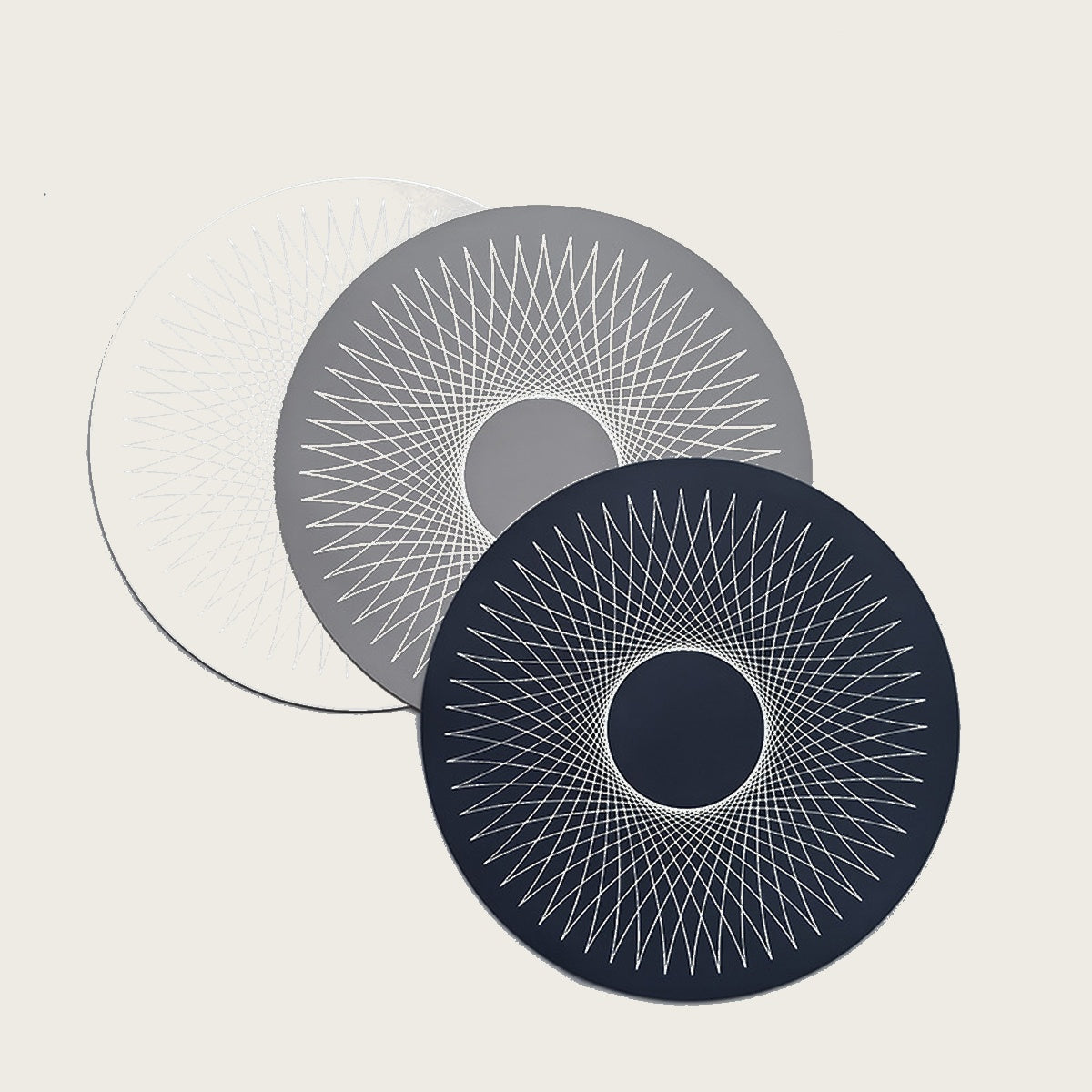 Round silicone trivet mat