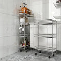 Slim 5.9 in Carbon Steel Gap Shelf for Fridge & Laundry