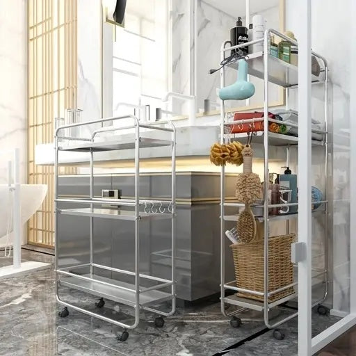 Slim 5.9 in Carbon Steel Gap Shelf for Fridge & Laundry