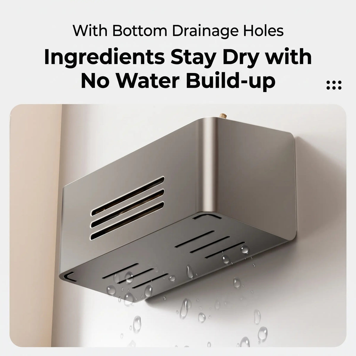 Magnetic Fridge Side Storage Box Carbon Steel Organizer