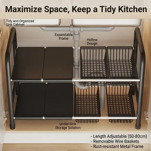Under Sink Organization Bundle 3-Piece Starter Set